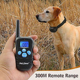 Petrainer Dog Training Collar Rechargeable and330 yd Remote Dog Shock Collar
