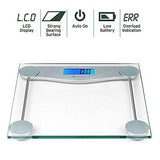 Digital Body Weight Bathroom Scale with Body Tape Measure, Tempered glass