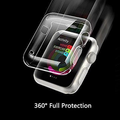 Accessories Full Body Case For Apple Watch 38mm Series 1 TPU Screen Protector