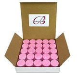 Pink 50 Pieces Clear Plastic Cosmetic Sample Empty Container Jars Pot Small New