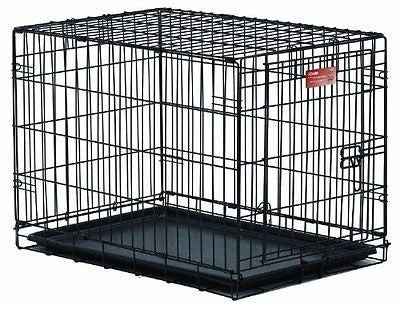 MidWest iCrate Folding Metal Dog Crate-18-Inch w/Divider