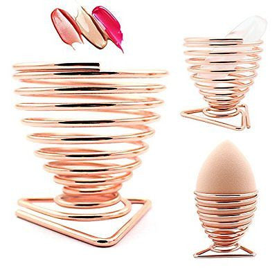 IBEET Beauty Blender Sponge Holder,Gilded Gold Plate Sponge Support,Drying Rack
