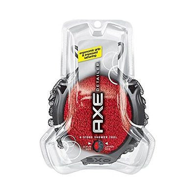 Axe Detailer 2-Sided Shower Tool, Colors May Vary 1 ea (Pack of 2)