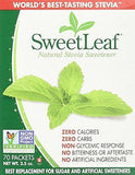 SweetLeaf Natural Stevia Sweetener, 70 Count