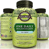 One Each Daily NATURELO 60 Caps Multi Vitamin For Men Organic - Hair and Energy