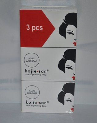 3 Kojie SAN Kojic Skin Lightening Soaps USA Seller 10.6oz 3.5oz/100g