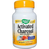 Nature's Way Activated Charcoal 100 Capsules pills pack Easy Digestion Free Ship