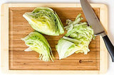 Bamboo Cutting Board Large End Grooves Chopping Wood Kitchen Butcher Block