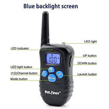 Petrainer Dog Training Collar Rechargeable and330 yd Remote Dog Shock Collar