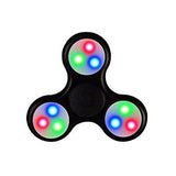 2nd Gen Push Activated 3 Flashing Modes LED Glow Premium Fidget Focus Spinner