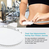 Digital Body Weight Bathroom Scale with Body Tape Measure, Tempered glass