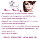 Star Beauty Eyebrow Brush Set 3pcs Premium Quality Synthetic brushes FIRM HAIR &