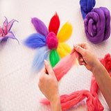 OPount Needle Felting Starter Kit Wool Felt Tools MatNeedle Felting Basic Kit 6