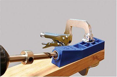 Mini Kreg Jig Kit Woodworking Pocket Hole Joinery Step Drill Bit Allen Wrench