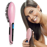 Apalus Brush Hair Straightener Instant Magic Silky Straight Hair Styling