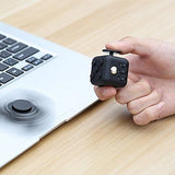 Fidget Spinner and Fidget Cube Stress Reducer Perfect For ADD, ADHD,(Black)