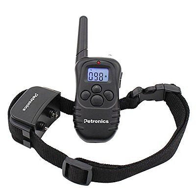 Petronics Rechargeable Shock Training Collar,for Large Dog with Static Shock,