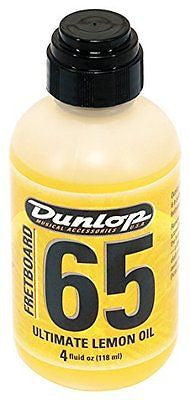 4oz Jim Dunlop 6554 Ultimate Lemon Oil For Cleaning Guitar Fingerboard Fretboard