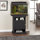 Altra Furniture Altra Flipper 10/20 gallon Aquarium Stand, Midnight Onyx