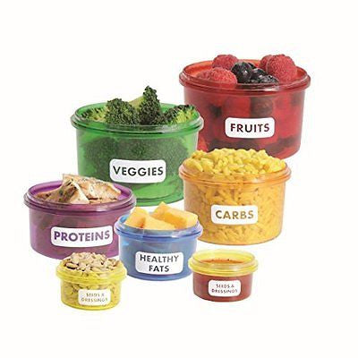 Perfect Portions Food Storage Containers - Easy Way To Lose Weight Using Portion