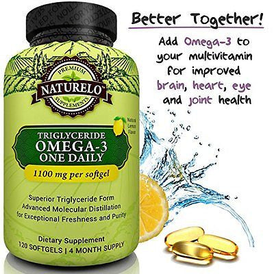 One Each Daily NATURELO 60 Caps Multi Vitamin For Men Organic - Hair and Energy