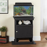 Altra Furniture Altra Flipper 10/20 gallon Aquarium Stand, Midnight Onyx