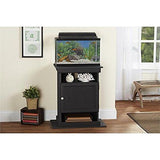 Altra Furniture Altra Flipper 10/20 gallon Aquarium Stand, Midnight Onyx