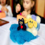 OPount Needle Felting Starter Kit Wool Felt Tools MatNeedle Felting Basic Kit 6