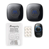 Portable Wireless Doorbell Chime Kit 1000-feet Range 52 Melodies, No Batteries