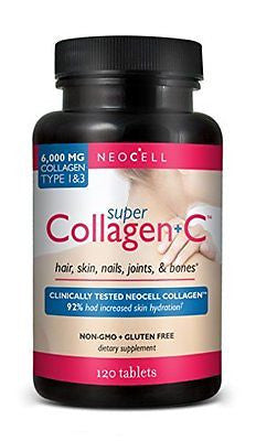 Neocell Collagen Vitamin C Tablet 120 Count Organic Vitamin Dietary Supplement