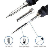 YOUSHARES Adjustable Temperature Soldering Iron Kit 7 in 1 - included 60W 110V S