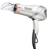 Revlon Laser Brilliance 1875W Infrared Heat Hair Dryer, White and Grey, 32 Ounce