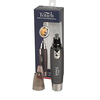 Nose and Ear Hair Trimmer with Stainless Steel Cutting Blades Men's Professional