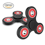 2 Pack Fidget Spinner Toy Stress Reducer - Perfect For ADD, ADHD, Anxiety,Autism