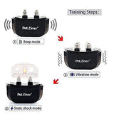 Petrainer Dog Training Collar Rechargeable and330 yd Remote Dog Shock Collar