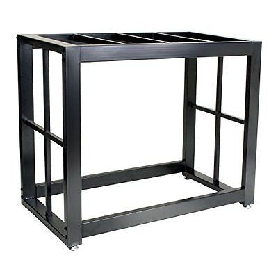 Durable Solid Steel 40 Gallon Metal Fish Water Tank Aquarium Stand Holder Blac