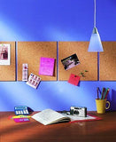 Quartet Cork Tile Natural 12x12'' Frameless 4 Pack Board Holder bulletin board
