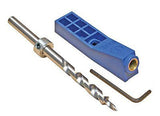Mini Kreg Jig Kit Woodworking Pocket Hole Joinery Step Drill Bit Allen Wrench