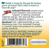 Nature's Way Activated Charcoal 100 Capsules pills pack Easy Digestion Free Ship