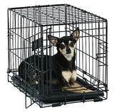 MidWest iCrate Folding Metal Dog Crate-18-Inch w/Divider