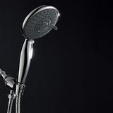 5" Multi Functions Lavatory Bathroom Handheld Shower Head 4 Setting Chrome w Arm