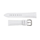 Replacement Accessory Band Crocodile Leather Adapter For Apple Watch(White 42mm)