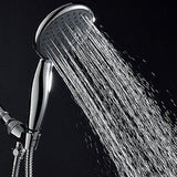 5" Multi Functions Lavatory Bathroom Handheld Shower Head 4 Setting Chrome w Arm