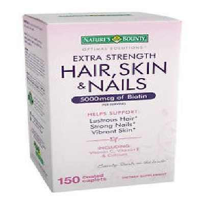Nature's Bounty Extra Strength Hair Skin Nails, 250 Count