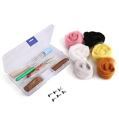 OPount Needle Felting Starter Kit Wool Felt Tools MatNeedle Felting Basic Kit 6