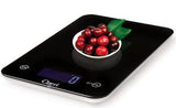 Touch Professional Digital Kitchen Scale (12 lbs Edition), Tempered Glass, Black