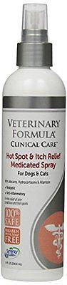 8 Oz Hot Spot & Itch Relief Anti-Inflammatory Spray Skin Care For Pets Dogs Cats