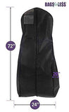New X-large Breathable Black Wedding Gown Garment Bag by BAGS FOR LESSTM
