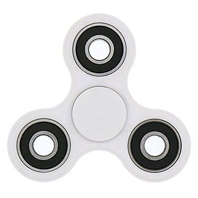 Omega Tri-Spinner Fidget Toy With Premium Hybrid Ceramic Bearing, White
