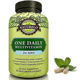 One Each Daily NATURELO 60 Caps Multi Vitamin For Men Organic - Hair and Energy